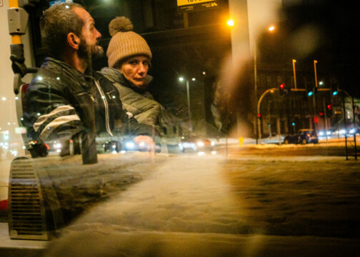 Podróżujący tramwajem