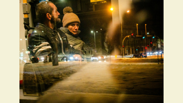 Podróżujący tramwajem