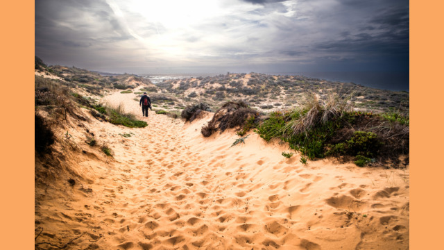 Portugal's Sandy dunes.