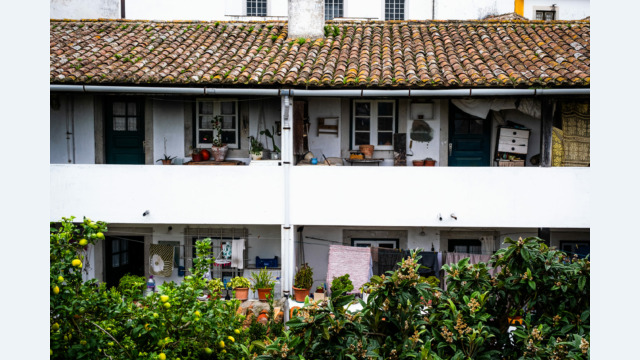 Obidos' housing.