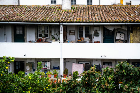 Obidos' housing.