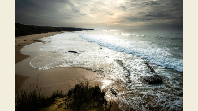 One of Portugal's sandy beaches.