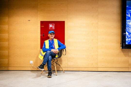 Wolontariusz na Śląskim Festiwalu Nauki