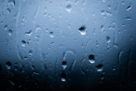 Deszczowa szyba